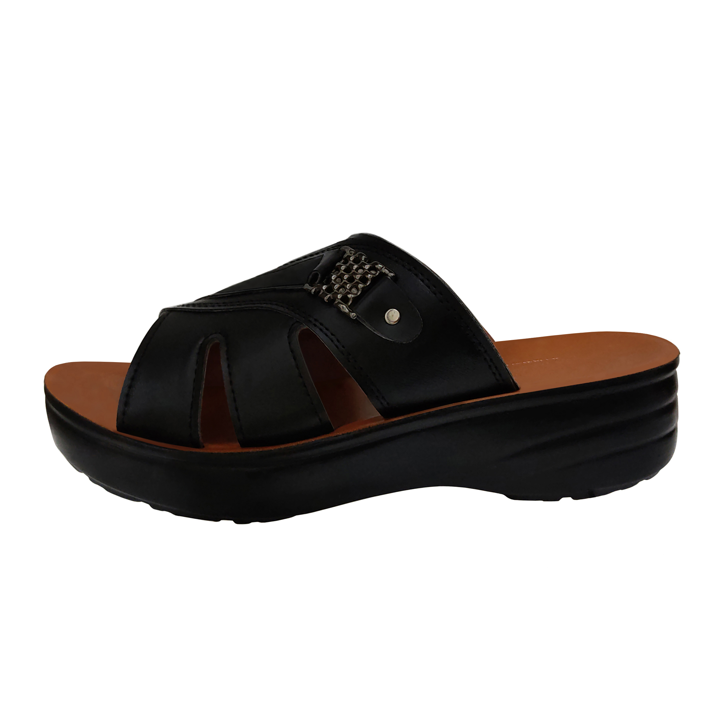 صندل مردانه المطراش مدل الربیع رنگ مشکی صندل مردانه المطراش مدل الربیع رنگ مشکی